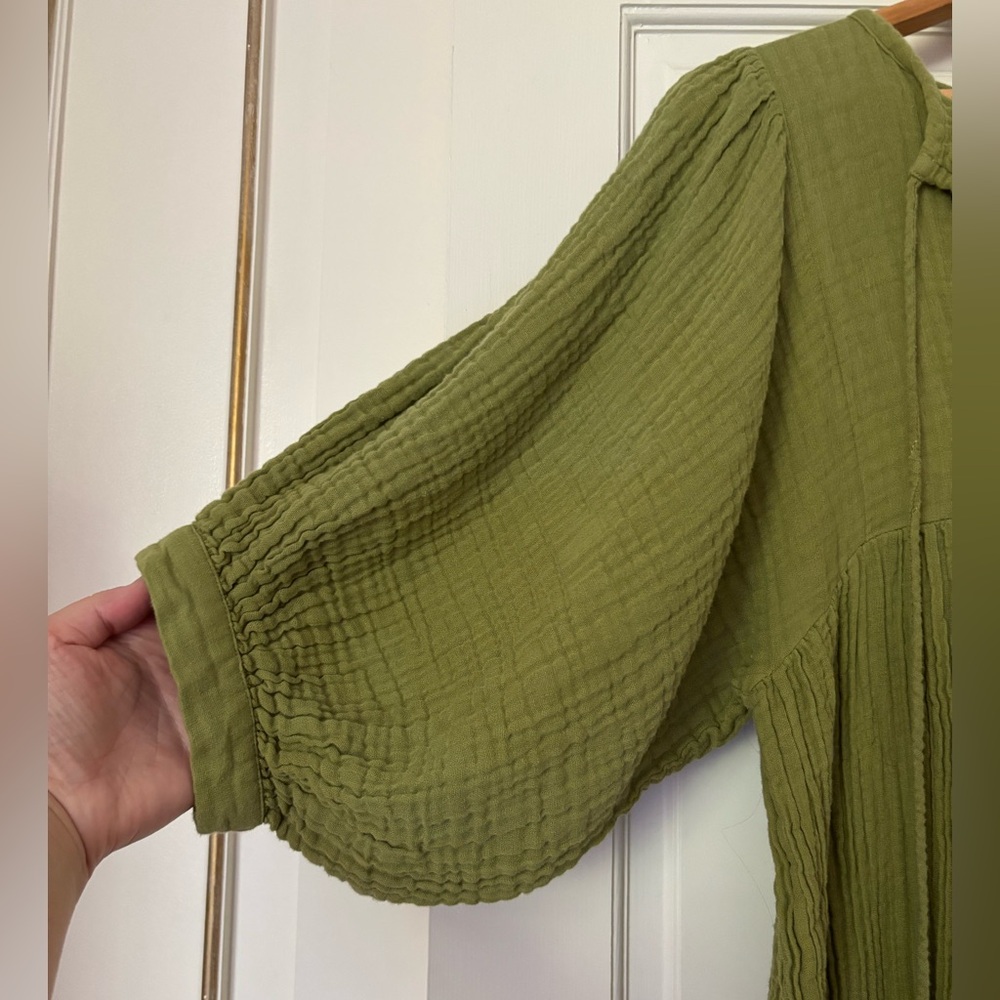 Daughters of India green midi dress